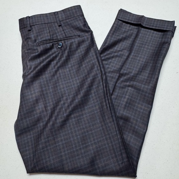 blue pattern shirt dress Plaid Suit Pant | Winter-plaid main image 1